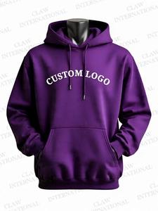Sudadera con Capucha de Alta Calidad, 100% Algodón, Personalizada, Estilo Urbano, Bordada, para Hombre, con Cuello con Capucha, Diseño Sólido, para Invierno - Product Image 4