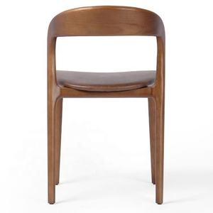 Nordique Simple hôtel Restaurant chaise de salle à manger en <span class=keywords><strong>bois</strong></span> massif chaise en <span class=keywords><strong>bois</strong></span> de frêne dos chaise de couleur noyer - Product Image 4
