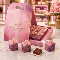 Ensemble d'emballages personnalisés pour chocolats AT PACK avec sacs cadeaux, boîtes à chocolats, boîtes à bonbons et emballages de confiserie de luxe