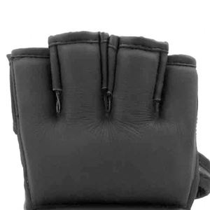 Guantes de Entrenamiento de MMA de Cuero Cómodos y de Alta Calidad Personalizables, Cierre de Media Palma con Velcro para Artes Marciales y Boxeo (Adulto) - Product Image 3