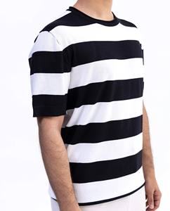 Colección de verano para camiseta de hombre, ropa de moda sólida con cuello redondo de dos colores, ropa deportiva de manga corta, ropa de diario - Product Image 6