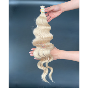 Venta al por mayor 100% cutícula alineada cabello humano virgen onda a granel Super doble dibujado pelo crudo vietnamita paquetes a granel onda natural - Product Image 4