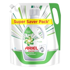 Détergent liquide Ariel Matic 2L pour machines à chargement frontal avec une fraîcheur puissante pour l'élimination des taches et un emballage écologique - Product Image 1