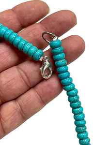 Collier ras du cou en cristal de perles Sodalite 8mm fait main bijoux artisanaux en pierre Sodalite naturelle - Product Image 3