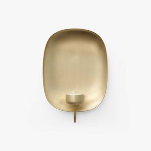 เชิงเทียนเหล็กติดผนังที่วางเชิงเทียนติดผนังในร่มแท่งเทียนติดผนังห้องนั่งเล่นสี่เหลี่ยมผืนผ้าตกแต่งบ้าน - Product Image 5