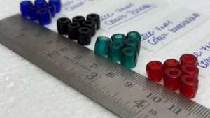 Perles de verre facettées en vrac, cristal rondelle, espaceur lâche, haute réfraction, 4 mm, 6 mm, 8 mm, accessoires de fabrication de bijoux DIY, conifère - Product Image 5