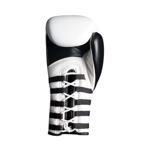 Guantes de boxeo Impresión de logotipo personalizado Guantes de boxeo profesionales de cuero real con cordones para adultos Guantes de boxeo logotipo personalizado - Product Image 6
