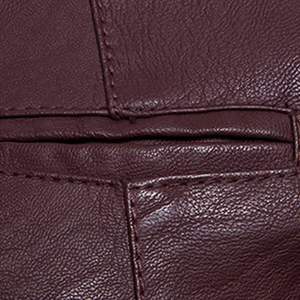 Chaqueta de Cuero para Hombre, Estilo Casual, Única, de Alta Calidad, con Capucha, Resistente al Viento, Transpirable, con Cuello Alto, para Invierno - Product Image 6