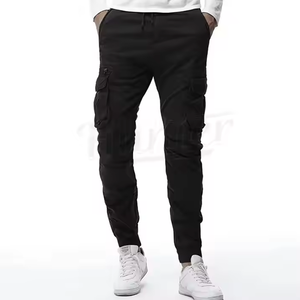 Vente en gros de grande taille Pantalon cargo décontracté pour hommes personnalisé couleur verte solide pantalon cargo droit fabriqué au Pakistan en vrac - Product Image 5