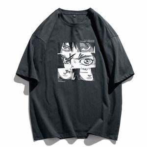 100% camisetas casuales de gran tamaño de algodón para veranos Grapic diseñado camiseta peso pesado gota hombro camiseta - Product Image 2