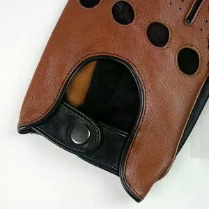 Gants de conduite en cuir véritable de haute qualité, style classique, nouvelle mode, accessoire d'hiver pour hommes et femmes, prix raisonnable, noir - Product Image 2