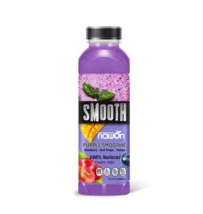 NAWON – Smoothie frais violet, jus de fruits frais, Smoothie biologique, boisson à faible teneur en sucre, OEM ODM, vente en gros, 500ml