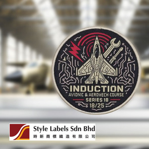 Insignias de Tela Bordadas Personalizadas con Corte Láser para Uniformes Corporativos, Lavables, Formas y Tamaños Personalizables, Económicas - Product Image 1