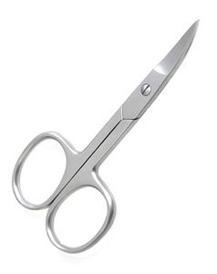 Tijeras para cutículas de uñas, tijeras para cutículas de uñas de acero inoxidable extrafinas curvas súper afiladas - Product Image 1