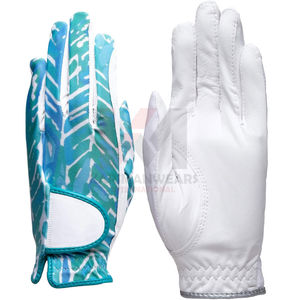 Guantes de Golf Cabretta Personalizados al por Mayor de Alta Calidad, Guantes de Cuero Premium Antideslizantes de Piel de Oveja para Hombre y Mujer - Product Image 1