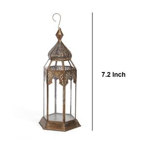 Soporte de linterna de vela de aluminio fundido moderno de venta Premium para elegancia decorativa para fiesta de boda - Product Image 6