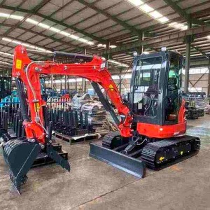 Excavadora pequeña de segunda mano Kubota U35 de 3,5 toneladas, máquina de construcción usada Kubota U30 U35 U55 Kx135 Kx165, miniexcavadoras a la venta - Product Image 6