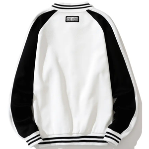 Veste d'hiver unisexe, veste de style streetwear pour homme, 100% coton, toile, capuche, style Letterman, imperméable, respirante, poche avant - Product Image 2