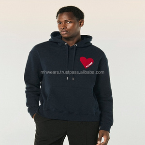 Impression personnalisée, sweat à capuche unisexe surdimensionné en molleton 100% coton, poids lourd 500 g/m², sweat à capuche d'hiver pour homme - Product Image 4