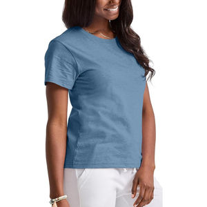 Último diseño, camiseta de manga corta con cuello redondo para mujer, Jersey holgado, Tops, ropa de calle, camisetas de bloque de Color para mujer - Product Image 1