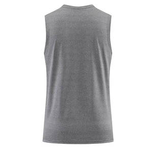 <b>Men's</b> Summer Casual Sleeveless Tank <b>Vest</b> Breathable Cotton Knitted Sports T-Shirt Comfortable Brightly Colored Sweat-Absorbing - Product Image 3