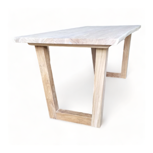 Ensemble de table de salle à manger moderne et luxueux 8/6 places 4 cm Pieds trapézoïdaux en bois massif pliables pour la maison ou la cuisine - Product Image 5
