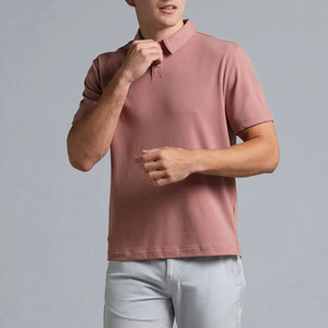 Polo pour homme de haute qualité OEM, col rabattu, jersey tricoté, business, séchage rapide, respirant, couleur unie - Product Image 3