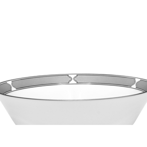 Ciotola per Insalata in Porcellana Platinum Noritake Eternal Palace, Design Classico, Acciaio Inossidabile Lucidato, Taglia Unica per Matrimoni ed Eventi Speciali - Product Image 5