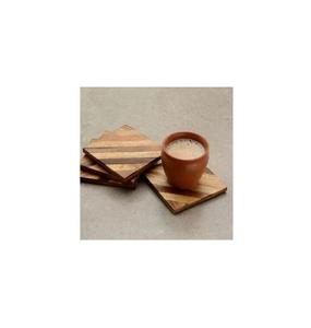 Juego de Posavasos de Madera Hechos a Mano de Primera Calidad para Mesas de Café y Té, Protegen las Superficies con un Elegante Diseño Natural en un Hogar Moderno - Product Image 2