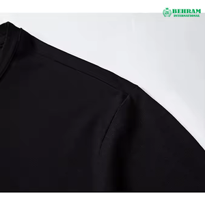 เสื้อยืดสตรีทแวร์ผู้ชายดีไซน์ใหม่ประดับเพชรเทียม ขายส่ง ผลิตจากใยไผ่ 100% เป็นมิตรกับสิ่งแวดล้อม ทรงหลวม - Product Image 5