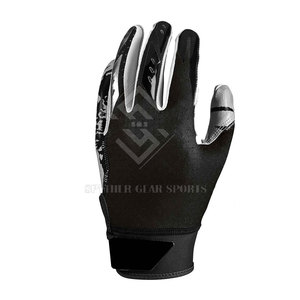 Gants de football américain sur mesure de haute qualité avec logo et couleurs personnalisés, design tendance en tissu - Product Image 2