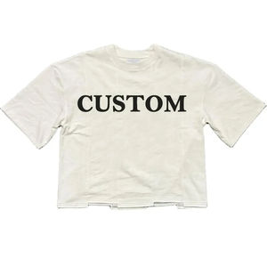 Nouveau design T-shirts pour hommes coupe oversize et carrée, effet vieilli, délavé à l'acide, patchwork, grammage lourd, uniques, prix bas, soldes d'été - Product Image 3