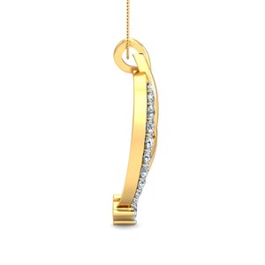 Ishi Diamonds 18K Gold Vogue Lab Grown Diamond Pendant - Product Image 1
