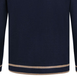 Pull-over uni à fermeture éclair pour hommes, motif uni, respirant, anti-rides, logo, pour l'hiver, personnalisable - Product Image 6