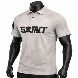 Camiseta Polo Personalizada con Logotipo Gráfico para Hombre, Manga Corta, Estilo Casual Urbano, Fabricante de Ropa al por Mayor - Product Image 3
