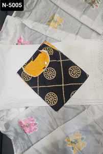 Ensemble de vêtements traditionnels indiens de luxe Leranath Fashion, haut en rayonne de qualité supérieure avec travail Chikankari, ensemble de dupatta en jacquard pour les occasions de mariage - Product Image 2