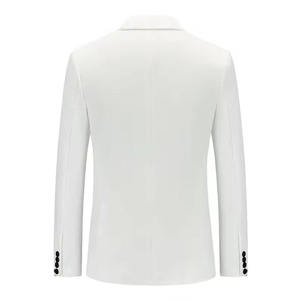 เสื้อเบลเซอร์เข้ารูปสำหรับผู้ชายเสื้อโค้ทแขนยาวแบบกระดุมสองแถวเสื้อเบลเซอร์ระบายอากาศได้ดีดีไซน์ใหม่สำหรับฤดูใบไม้ผลิฤดูใบไม้ร่วงขนาดพิเศษ - Product Image 2