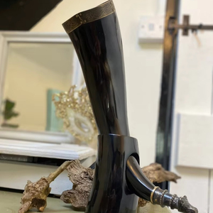 Precio al por mayor Venta caliente Cuerno de búfalo natural Taza para beber Viking Beber y Taza de cerveza Calidad caliente al precio más bajo - Product Image 1