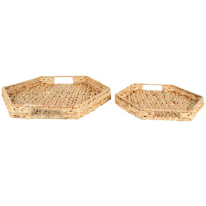 High Good Quality Water Hyacinth <b>Trays</b> Set Table Serving Decorative <b>Trays</b> Home Wholesale Good Price <b>Kitchen</b> <b>Tray</b> Organizer - Product Image 3