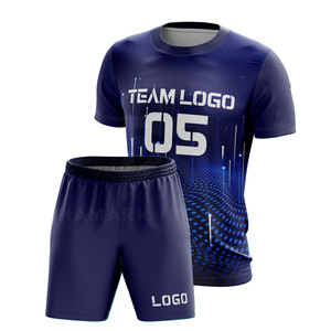 Ensemble d'uniformes de tennis en polyester personnalisés Vente en ligne Adultes Service OEM Ensemble court de chemise à col rond de tennis parfait - Product Image 5