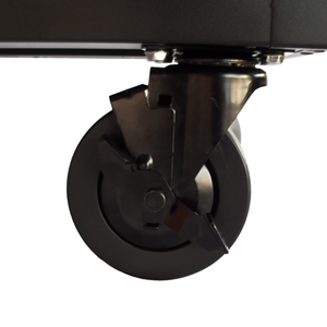 Prix usine Set 4 roulettes pivotantes 5 pouces avec et sans casse haute capacité couleur noir et blanc garantie 2 ans du Vietnam - Product Image 5