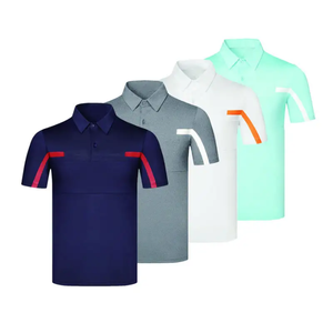 Camiseta de Polo con botones de cuarto Premium Regular, camiseta de POLO de Golf con cuello vuelto de tela de algodón suave de punto por sublimación para hombres - Product Image 6