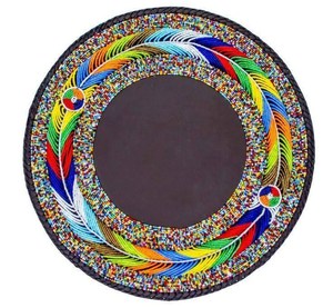 3 uds manteles individuales de mesa con cuentas hechos a mano con cuero elegante decoración de mesa de comedor abalorios africanos regalo único para el hogar - Product Image 5