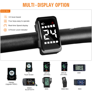 DZ40 Mini Vertical Screen Display Zubehör für Elektro fahrzeuge Zubehör Wasserdichtes 5-poliges Ebike <span class=keywords><strong>Ecooter</strong></span>-Display für Frauen - Product Image 5