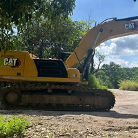 Excavatrice Caterpillar 336 d'occasion, modèle 2020, 36,9 tonnes, avec moteur et pompe, sur chenilles, pour travaux de construction, vente directe du fournisseur