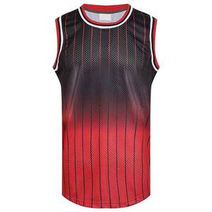 Maillots de basket-ball pour hommes, prix OEM, nouvelle mode, impression par sublimation, respirant, anti-humidité, séchage rapide, polyester - Product Image 1