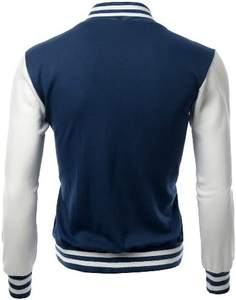 Vestes universitaires en polyester de haute qualité pour hommes Vente en gros en vrac personnalisée Nouveau design de mode Coupe ample Blank Baseball Letterman Manteaux - Product Image 2