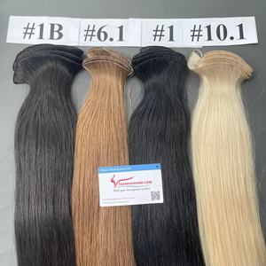 Doit avoir 2025 Produit Extension de cheveux vietnamiens bruts Cheveux de trame attachés à la main de vrais cheveux de femme - Product Image 3