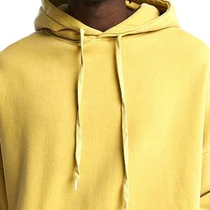 Sudadera con capucha extragrande ligera personalizada de alta calidad para hombre, diseño de lavado ácido desteñido al sol, logotipo personalizado impreso, sudaderas con capucha ODM OEM - Product Image 4