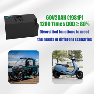 An toàn đầu ra hiện tại cao chứng nhận 60V 20Ah 19s1p pin chất lỏng LiFePO4 cathode 1200 chu kỳ Thiết kế chống thấm nước cho - Product Image 3